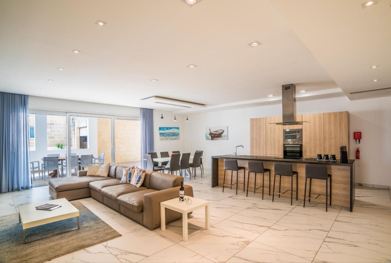 The Sea-Bank Villa Apartments Marsaskala Luaran gambar